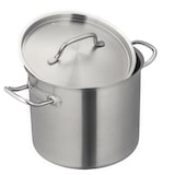 thumbnail of METRO Professional Olla para sopa con tapa, acero inoxidable, Ø 28 cm, 17 L, altura: 31.9 cm, inducción