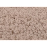 thumbnail of Relaxsessel HWC-C76, Schaukelstuhl Sessel Schwingstuhl + Hocker Stoff Bouclé 480g/m² Öko-Tex ~ braun Gestell dunkel