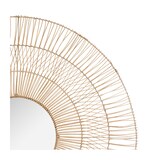 thumbnail of Miroir mural en Métal et Rotin D 110 cm