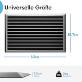 thumbnail of Fußmatte Außen Schmutzfangmatte für Draußen - 50 x 80 cm silbernem Aluminiumrand Wetterfester Fußabstreifer Outdoor Fußmatte