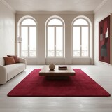 thumbnail of Teppich Flur Einfarbig Pflegeleicht Waschbar Strapazierfähig Wohnzimmer Schlafzimmer Rot 240x340 cm – ISAR von Kadima Design