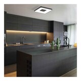 thumbnail of Lampara plafon de la serie COIN CUADRADO negro MANTRA