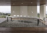 thumbnail of Ausziehtisch 160/420x90 cm Everyday Premium Kaschmir Beine anthrazit
