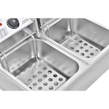 thumbnail of Elektrische friteuse zonder kraan van roestvrij staal 280 x 550 x 450 mm