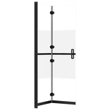 thumbnail of Helloshop26 - Faltbare Duschwand Badewannentrennwand Badezimmeraccessoire Duschkabine Innenausbau ESG-Glas 70 x 190 cm halbmattiert 02_0002165