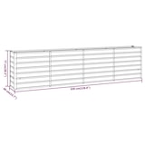 thumbnail of Helloshop26 - Jardinière bac lit surélevé plantes fleurs terrasse jardin de jardin rouillé 320 x 40 x 77 cm acier corten marron 02_0039871