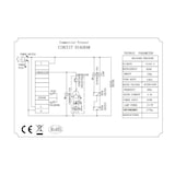 thumbnail of Gastro Edelstahl Tiefkühlschrank 2 Türen 1340x810x2010mm 1013l 2/1GN