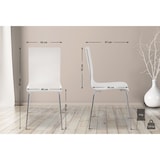 thumbnail of 4er-Set  Wartezimmerstuhl PEPE weiß