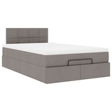 thumbnail of vidaXL Ottoman-Bett mit Matratze Taupe 120x200 cm Stoff