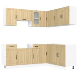 thumbnail of vidaXL 11-tlg. Küchenschrank-Set Kalmar Sonoma-Eiche Holzwerkstoff