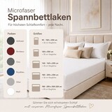 thumbnail of Microfaser Marke Spannbettlaken  90 - 100 x 200 cm + 30 cm Grau