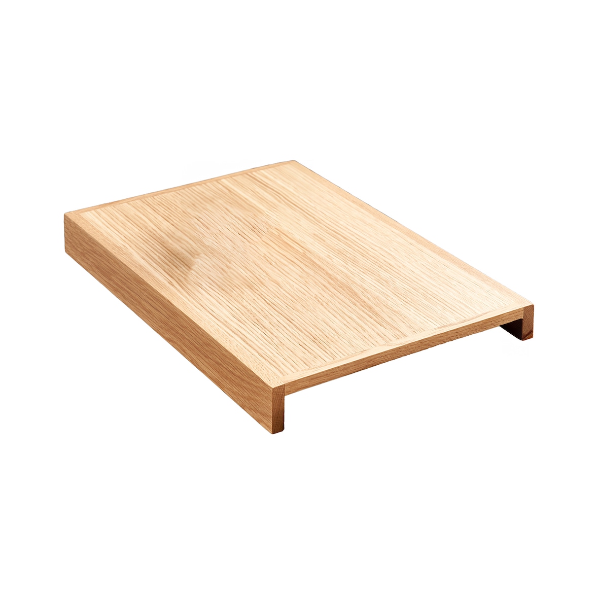 KAWOLA Holztablett MADELINE Eiche natur für Armlehne Sofa