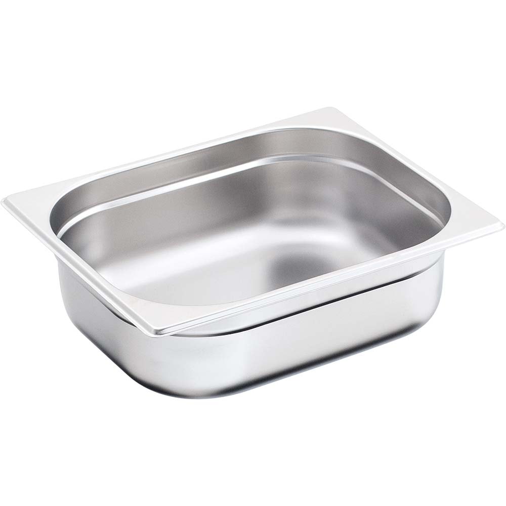 Stalgast Edelstahl Gastronormbehälter Serie BASIC, GN 1/2 (200mm)
