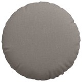 thumbnail of vidaXL Zitkussens 2 pcs Taupe Ø60 x 21 cm Stof