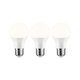 thumbnail of Paulmann LED Birne 3er-Pack E27 230V 3x806lm 3x8,0W 2700K  Opal 28871
