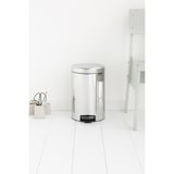 thumbnail of Brabantia RVS-afvalemmer Roestvrij-staal 260 mm 320 mm 430 mm zilver