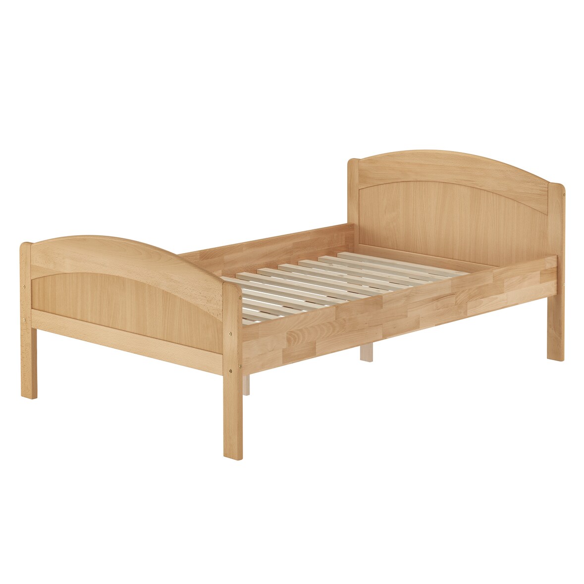 Überlanges Seniorenbett in zeitlosem Stil Buche natur 120x220 Zubehör wählbar V-60.75-12-220 Rollrost inkl.