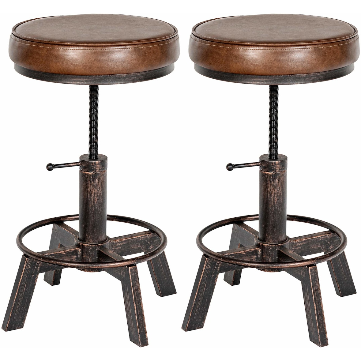 Conjunto de 2 bancos Destin bronze