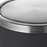 thumbnail of Poubelle à pédale avec bac plastique Ø 25 cm 12 ltr inox plastique - Was Germany