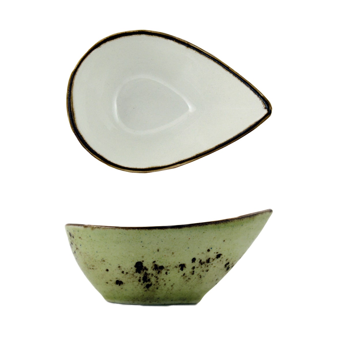 24 Bowls Lagrima 11x7,6 verde