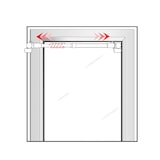 thumbnail of Kit tringle à rideaux Sans-Perçage Extensible 60-80cm Nickel Mat - Boulet