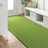 thumbnail of vidaXL Deurmat Anders Groen en Zwart 120 x 250 cm Polyamide en PVC