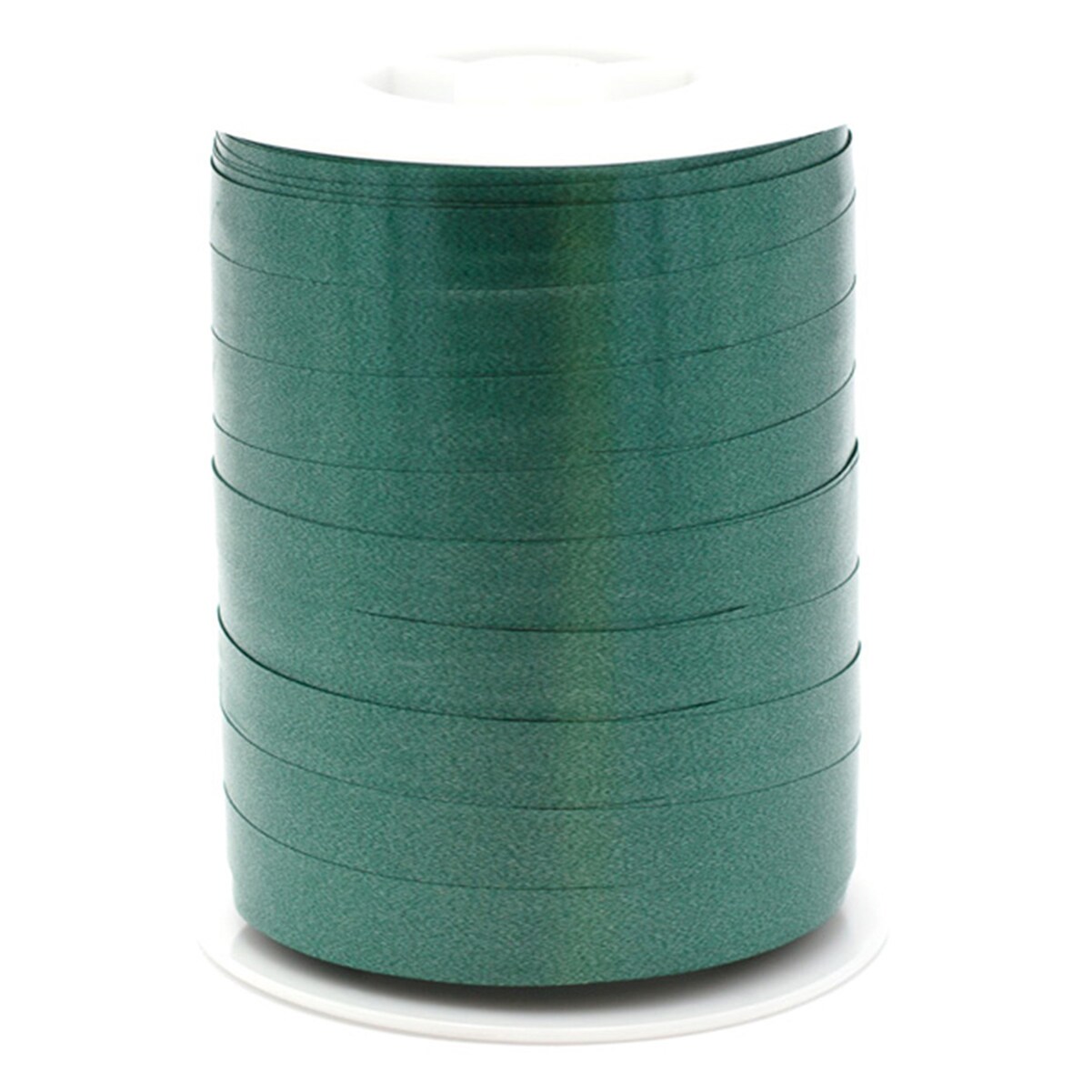 250m Geschenkband Ringelband 10mm - wasserfestes Kunststoff Dekoband Schleifenband Polyband Luftballonband zum Basteln Schleifen Luftballons Grün