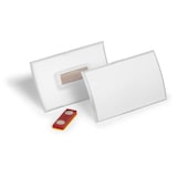 thumbnail of Namensschild, Magnet, Kunststoff, transparent, 90 x 54 mm, 10 Stück