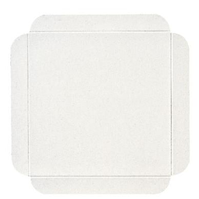 Carré blanc rainé 15 x 15 cm x 250