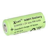 thumbnail of 4x Akku Lady N X500NH ersetzt LR1, LR01, 4901, 4001, MX9100, 910A, E90 1,2V NI-MH 500mAh