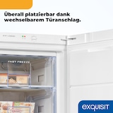 thumbnail of Exquisit Gefrierschrank, 232 Liter, Standgerät, 4-Sterne-Gefrieren, Toplader, Kühltruhe, manuell, GS27-H-280E weiss