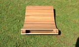 thumbnail of Tarrington House Sonnenliege Bukisi, Akazienholz,  60 x 185 x 54 cm, zusammenklappbar, mit Auflage, braun / grau