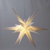 thumbnail of LED Weihnachtsstern 3D Leuchtstern Hängestern Timer 30cm für Außen