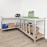 thumbnail of 4x Schwerlastregal 180x160x60 cm Traglast 1000 kg Steckregal Lagerregal Kellerregal Werkstattregal