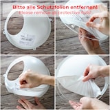 thumbnail of HMF Wandregal Acrylhalbkugel, Hängedisplay, Ø 24 cm, Transparent
