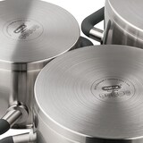 thumbnail of Mulex, Topfset LUGANO aus Edelstahl 6-teilig, für alle Herdarten, mit Deckel, Induktions Töpfe Set