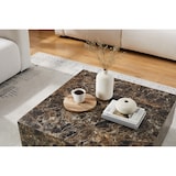 thumbnail of SalesFever Salontafel 90x90 cm | vierkant | MDF verijdeld in marmerlook | B 90 x D 90 x H 35 cm | Bruin