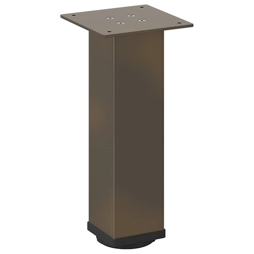 vidaXL Couchtischbeine 4 Stk. Naturstahl 30-32 cm Stahl