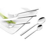 thumbnail of 30-teiliges Besteck Silke, aus Edelstahl 18/0 poliert, massiv geschmiedet. Messer aus Klingenstahl.