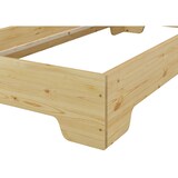thumbnail of Kastenbett Jugend Bett, Holz-Bett 90x200 Massivholz Kiefer mit Rollrost Matratze 60.56-09M
