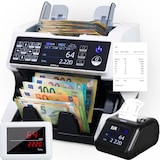 thumbnail of Jubula MV-500 Macchina conta banconote + Stampante Termica Jubula MPR-1  | EUR USD GBP | Macchina conta soldi | Contabanconote | Contasoldi