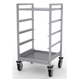 thumbnail of Combisteel afdruiprekwagen met 4 rails en 4 wielen