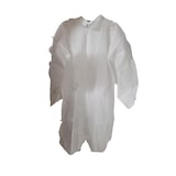 thumbnail of 50 Nitras PP-Besuchermäntel mit Hemdkragen | weiß | Gr. XXL | Mantel