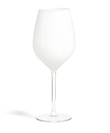 Excelsa set de 6 copas Color Wine de vidrio 7,5x7,5x23 cm blanco