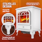 thumbnail of MONZANA® Elektrokamin mit Heizung LED 2000W weiß