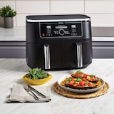 thumbnail of Ninja AF400EU Foodi Dual Heißluftfritteuse Airfryer 2470 W Leistung|9,5 Liter