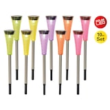 thumbnail of 10er Set LED Solar-Erdspieß "Multi"