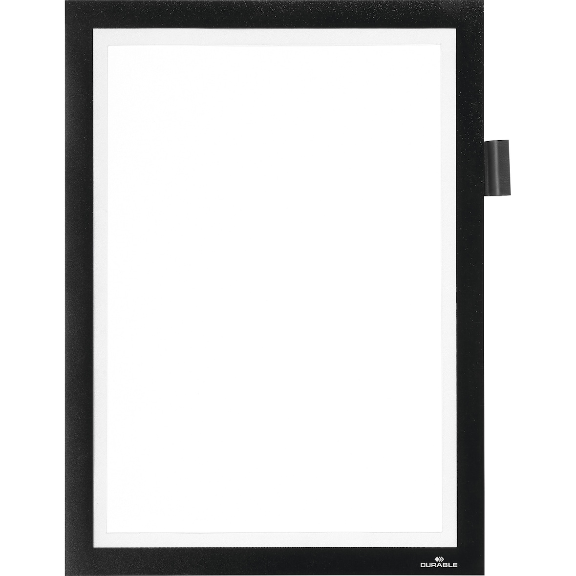 DURABLE Cadre d'information 498901 DIN A4 magnétique noir