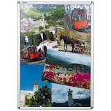 thumbnail of Wechselrahmen-Tafel silber Aluminium Klapprahmen 61,9 cmx86,6 cm