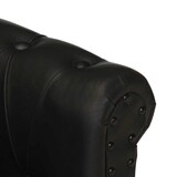 thumbnail of Fauteuil Noir Cuir de chèvre véritable Modèle Flavina